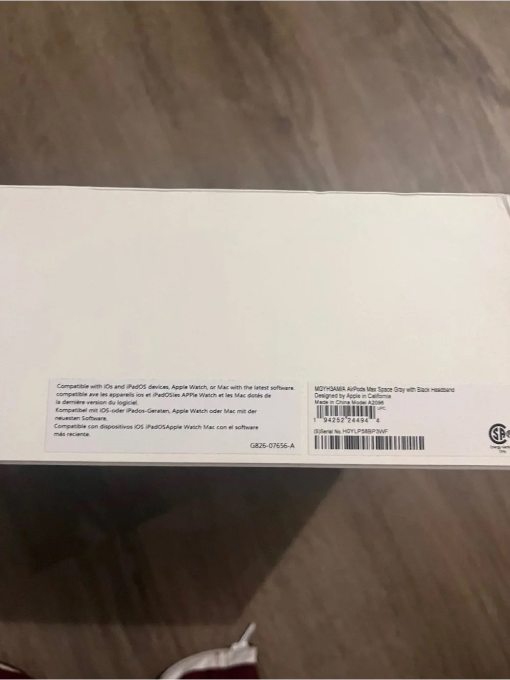 Apple AirPod max midnight color, brand new, opened box